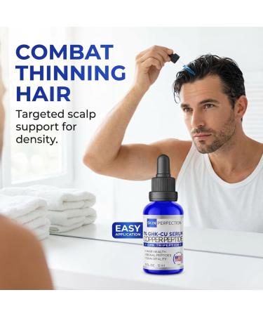 Copper Peptide Anti-Aging Serum Booster for DIY Face Cream & Hair Tonic | GHK-Cu Tripeptide-1 for Youthful Skin, Collagen Boost, and Anti-Wrinkle Results - Buy Online on GoSupps.com