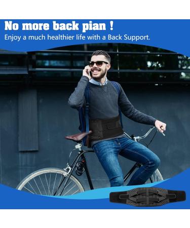 Back Support Belt for Men and Women Comfortable Lower Back Brace Waist Lumbar Lower Back Support Brace for Back Pain Relief Scoliosis Sciatica Herniated Disc Heavy lifting with Adjustable Support Straps(L) Large - Buy Online on GoSupps.com
