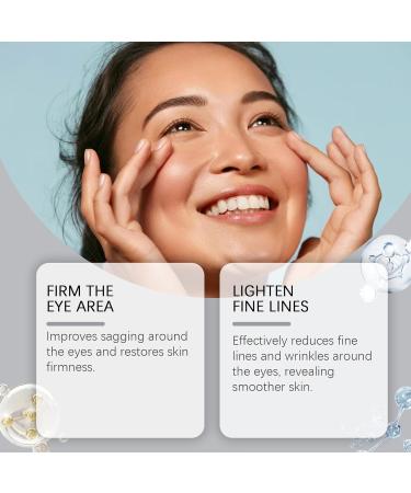 Eye Cream for Puffiness and Bags Under Eyes Dark Circle Eye Cream Anti-Aging Moisturizing Under Eye Cream for Women (5 pcs) - Buy Online on GoSupps.com