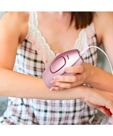 IPL Hair Remover Mini Home Laser - 500,000 Flashes, 5 Energy Gears - Portable & Lightweight - Rose Gold - Gifts for Women and Men - Buy Online on GoSupps.com