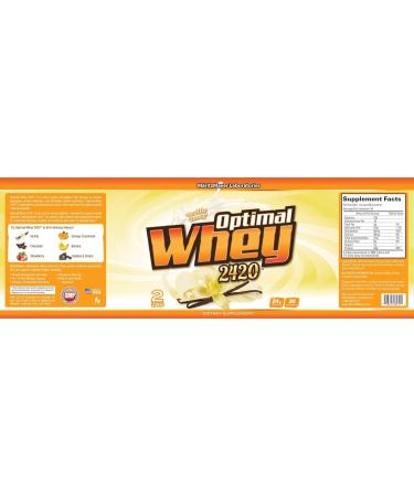 Optimal Whey 2420 Vanilla - Premium Protein Powder for Muscle Recovery & Growth | International Shipping Available - Buy Online on GoSupps.com