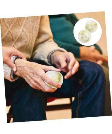 Beaupretty Gymnastics Balls - Hand Exercise & Massage Balls for Hands & Feet | Chinese Medicine Polished Lantian Jade - Buy Online on GoSupps.com