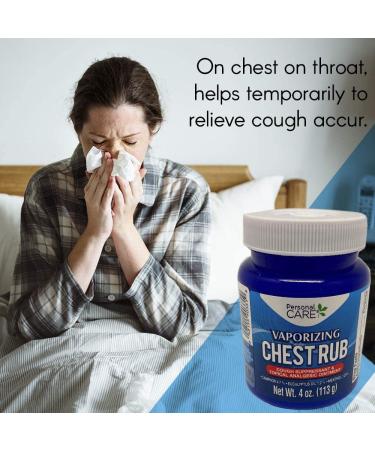 Vaporizing Chest Rub: Topical Analgesic for Cold Relief, Aches, Pain & Cough. 4 Oz (Pack of 3) - Buy Online on GoSupps.com