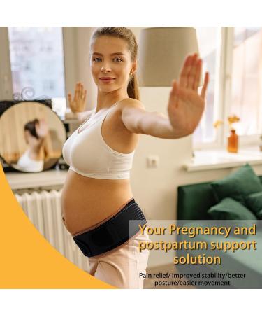 Si Belt Sacroiliac Pain Relief Belt for Women & Men - Sciatica Hip & Lower Back Support | Black Regular Size - Buy Online on GoSupps.com