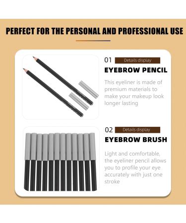 Healeved 24 Pcs Black Eyeliner 1 Girl Eyeliner Pencil Female Eyeliners Eyeliner Micro Applicator Plastic 1 count (Pack of 1) Blackx2pcs - Buy Online on GoSupps.com