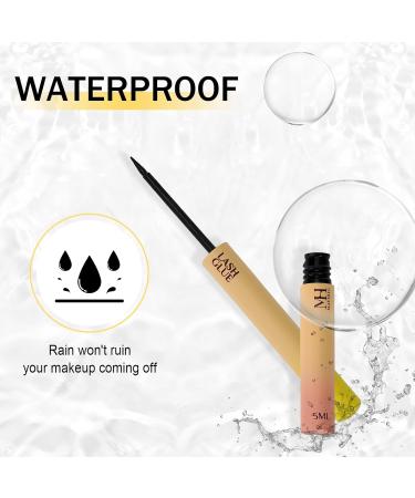 Mayhug Lash Glue Waterproof Eyelash Glue Black Cluster Lashes Glue 5ml Eyelash Glue for Cluster Lashes Super Strong Cluster Lash Glue Hold 72 Hours - Buy Online on GoSupps.com