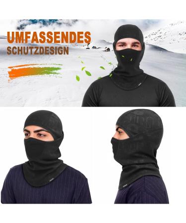 Buy HASAGEI Balaclava & Storm Mask - Soft Lightweight Tube Scarf for Motorcycling Skiing - Unisex Black (Ages 36-54) | Fast International Shipping - Buy Online on GoSupps.com