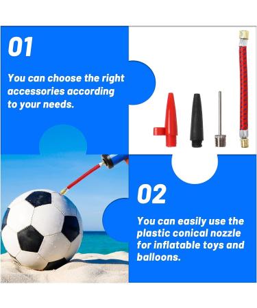 Pro Turbo 3 Set Ball Pump - 10 Portable Hand Air Inflator Kit for Football, Basketball, Soccer, Volleyball, Rugby, and More - Buy Online on GoSupps.com