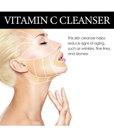 Shop Hydrating Vitamin C Face Cleanser - 2PCS 100ml Deep Cleansing & Brightening Wash for Dry Skin - Buy Online on GoSupps.com