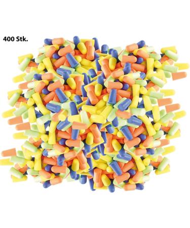 Newgen Medicals Hearing Protection Earplugs - 400 pcs 4 Colors 33 dB Insulation | Best Ear Protection for Swimming & Noise Reduction - Buy Online on GoSupps.com