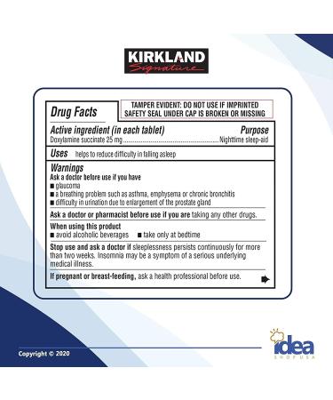 Nighttime Sleep Aid 25mg - Non-Habit Forming Doxylamine - 96 Ct (2 Pack) | Fast-Acting | Bundle with Exclusive Sleep Guide - Buy Online on GoSupps.com