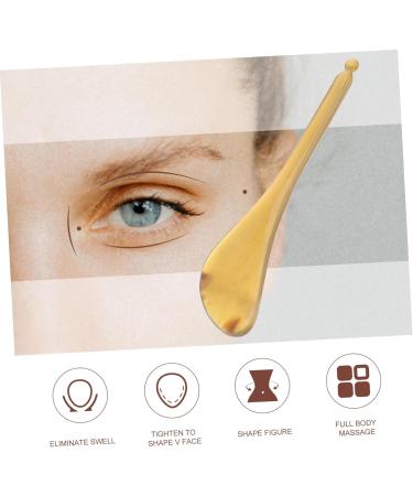 FOMIYES 1pc Massage Board Spatula Scraper Gua Sha Board Facial Massager Guasha Stick Horn Massage Comb Eye Massagers Ox Horn Tool Gua Sha Tool Guasha Massage Pen Spoon Tendon Stick Face - Buy Online on GoSupps.com