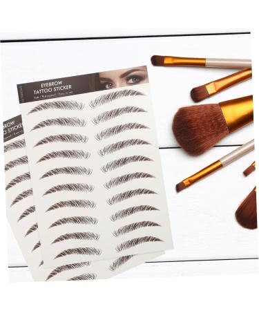 Beavorty 72 Sheets Waterproof Eyebrow Stickers Eyebrow Grooming Shaping Kit Eyebrow Tattoos Stickers Make up - Buy Online on GoSupps.com