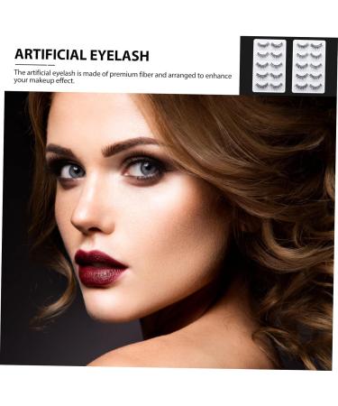 Beaupretty Women Eyelashes 5 Pairs eyelashes lashes natural false lashes faux lashes natural look full Women Curly Dense Eyelash Women False Lash Eyelash Artificial Fiber Lash - Buy Online on GoSupps.com