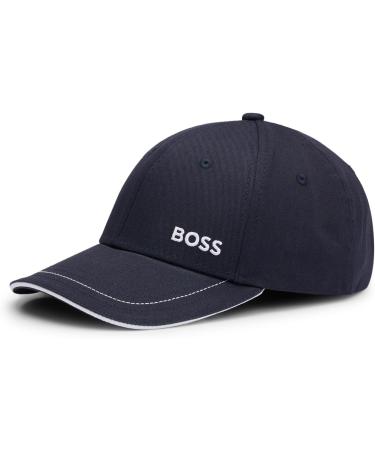 BOSS Men's Blue Baseball Cap - Stylish Cotton Twill Headgear One Size - International Shipping Available - Buy Online on GoSupps.com