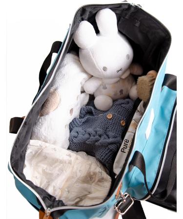 Fume London Baby Bag | Stylish Diaper Bag & Multifunctional Travel Bag for Moms & Dads - Blue - Buy Online on GoSupps.com