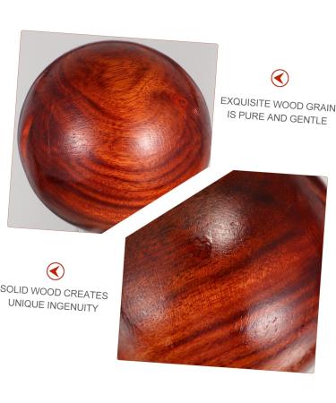 Beaupretty 4-Piece Carving Ornament Craft - Zen Meditation & Acupressure Wooden Balls for Relaxation | Stress Relief Toys - Buy Online on GoSupps.com