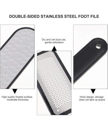 EXCEART Foot Callus Remover Set - 2 Stainless Steel Exfoliating Tools for Pedicure & Dead Skin Removal - Buy Online on GoSupps.com