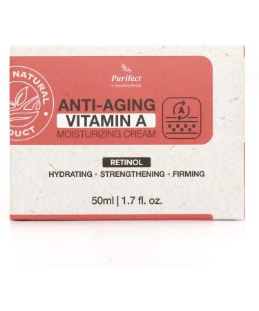 Purifect Anti-Aging Vitamin A Moisturizing Cream with Retinol Anti-Aging and Anti Wrinkle Face Cream Suitable for All Skin Types 50ml - Buy Online on GoSupps.com