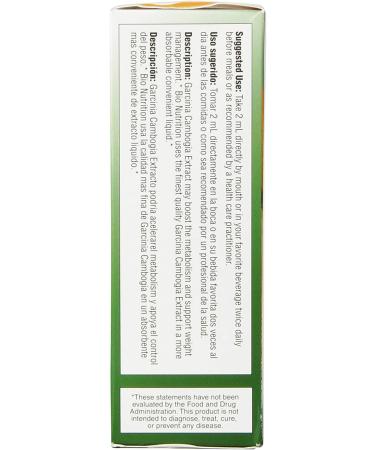 Buy Bio Nutrition Garcinia Cambogia Liquid - 4 Fl Oz for Weight Loss Support - Buy Online on GoSupps.com