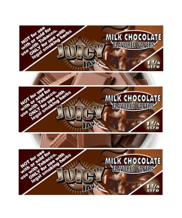 Juicy Jay's Flavoured Rolling Papers - 3 Packs (Milk Chocolate)