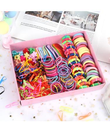 780-Piece Girls Hair Accessories Set - Baby Hair Ties Clips & Bands in Pink Gift Box | Perfect for Children - Buy Online on GoSupps.com