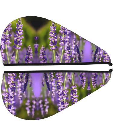 Lavender Coral Velvet Dry Hair Cap with Buttons | Anti-Frizz for Curly Long & Thick Hair - International Shipping Available - Buy Online on GoSupps.com