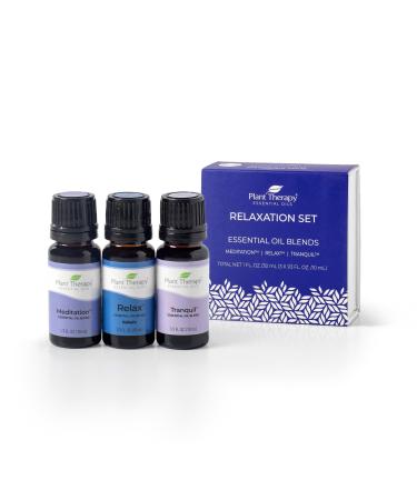 Plant Therapy Relaxation Synergy Set 100% Pure Undiluted Therapeutic Grade