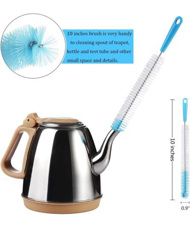 AUMA 8 Pack Blue Bottle Cleaning Brush Set Long Handle Bottle Cleaner for Wine/Beer Bottles Tumbler Sports Water Bottles Kettle/Lid Straw - Buy Online on GoSupps.com