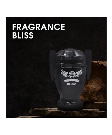 King&Invincible Black Men Cologne Set Eau De Parfum Spray For Men Fruity Notes Enriched By A Strong Woody Based Fragance Ideal for Day Wear - 3.4 Fl Oz - Buy Online on GoSupps.com