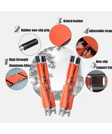 Emergency Rescue Stretcher Foldable Aluminum Alloy Patient Transfer Medical stretcherHospital/Clinic/Family/Portable fire Rescue Stretcher for Sports Fields - Buy Online on GoSupps.com