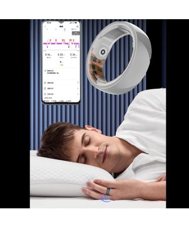 Smart Ring - Sleep Monitoring & Fitness Tracker with Pedometer & Body Temperature Detection | International Shipping - Buy Online on GoSupps.com