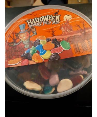 1kg Jelly sweets Fruity in Tub holloween spooky jelly mix free post bbd 28-12- 2024 fruit flavoured jelly and foam sweets