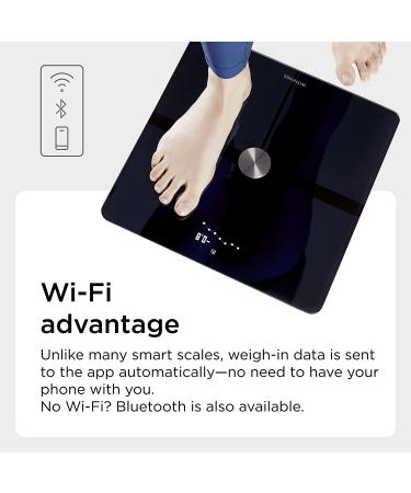 Withings Body Smart Wi-Fi Scale - Digital Body Weight Monitor and Composition Scales for Weight Loss Management - Black - Buy Online on GoSupps.com