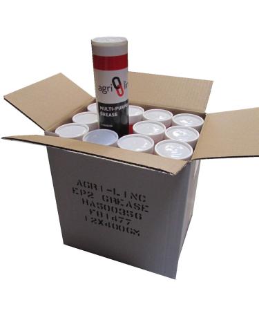 Grease Cartridges - Pack of 12 - 400g - Buy Online on GoSupps.com