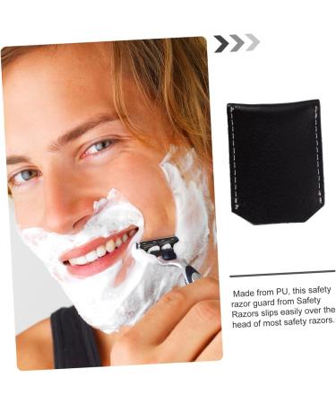 Minkissy 2-in-1 Razor Safety Cover & Travel Bag | Durable Leather Sheath for Secure Grooming on-the-Go - Buy Online on GoSupps.com