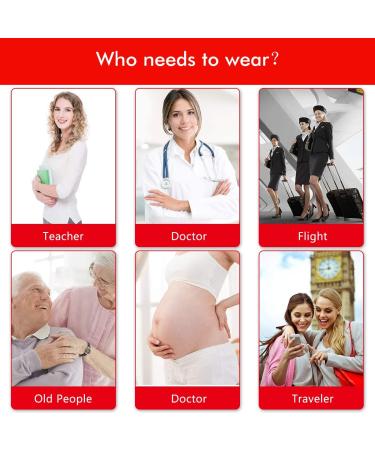 Women's 20-30 mmHg Compression Pantyhose 2 Pairs - Support Stockings for Varicose Veins - Large Size, Closed Toe - Buy Online on GoSupps.com