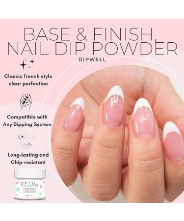 DipWell Nail DIP Powder - Pink & White French Style Acrylic for Any Kit or System - Base & Finish - Buy Online on GoSupps.com