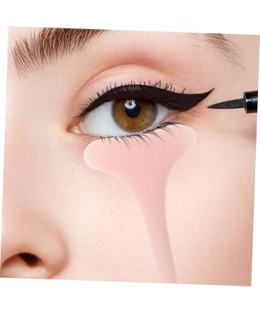 Mikinona Eye Makeup Tool Tools Eye Shadows Stamp Eyeliner Eye Liner Stamps Pink Eyelash Plastic Baffle - Buy Online on GoSupps.com