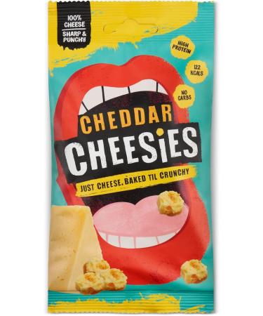 CHEESIES Crunchy Cheese Keto Snack Variety Pack Sugar Free Gluten Free No Carb High Protein and Vegetarian Crunchy Baked and Tasty - Multipack 20 g (Pack of 6) - Buy Online on GoSupps.com