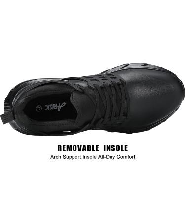 ARISIC Non Slip Shoes for Men and Women - Waterproof Restaurant Work Shoes - Slip Resistant Chef Shoes - Size 9.5 Black - Buy Online on GoSupps.com