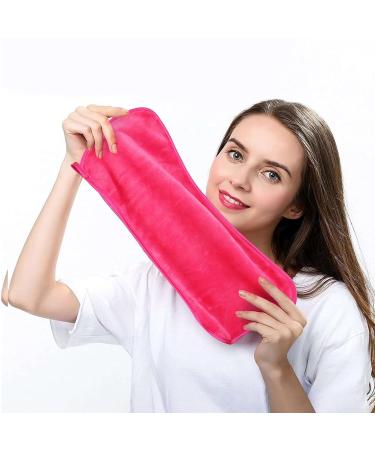 Demplation Microfiber Makeup Towels (5pcs) - Hypoallergenic & Reusable Makeup Remover Cloths - Clean with Water - Ideal Facial Cleaning Solution - Buy Online on GoSupps.com
