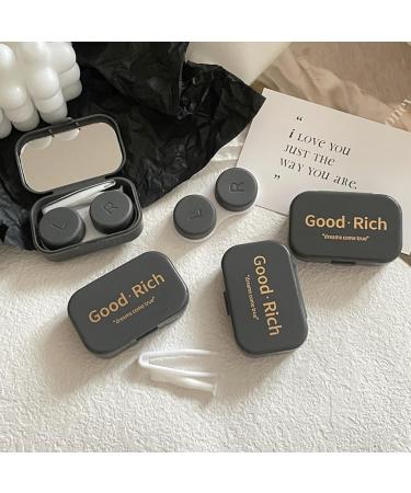 Bedartent Portable Contact Lens Containers - 4-Pack Travel Kit with Tweezers | Ideal for Outdoor Use in Various Colors - Buy Online on GoSupps.com