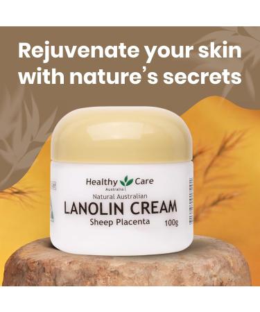 Healthy Care Lanoline Cream with Sheep Placenta - 3.52 Oz - Buy Online on GoSupps.com