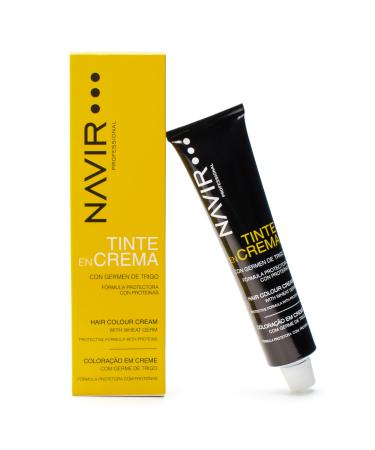 NAVIR Profesional Hair dye for women cream with wheat germ and argan oil 30 dark brown 60 ml