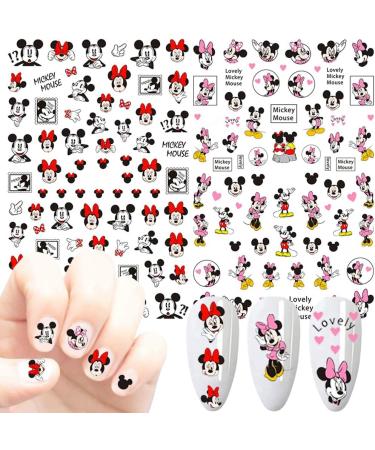 Cute Cartoon Nail Art Stickers - 3D Self-Adhesive Designer Decals for Women, Kids, and Girls - Manicure Decoration Accessories - 7 Sheets - Buy Online on GoSupps.com