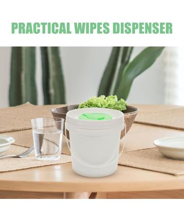 Veemoon 1-Liter White Plastic Bucket with Handle & Cover - All-Purpose Food Storage Solution - Buy Online on GoSupps.com