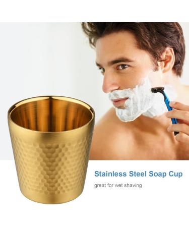 Xiaoxin Stainless Steel Soap Bowl | Barber Razor Cup for Men | Wet Shaving & Face Hair Cleaning - Buy Online on GoSupps.com
