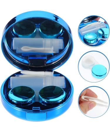 Minkissy Colored Contact Lenses Set with Case & Tweezers | Portable Travel Kit for Eye Care - Buy Online on GoSupps.com