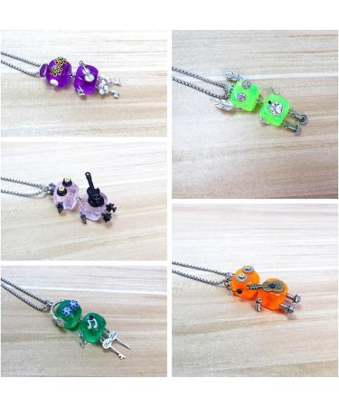 Oralgo Unique Robot Necklace - Multifunctional Vintage Movable Design | FN1061 - Perfect for Daily Use - Buy Online on GoSupps.com